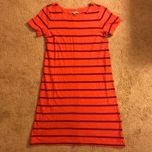 XS Gap striped tee shirt dress